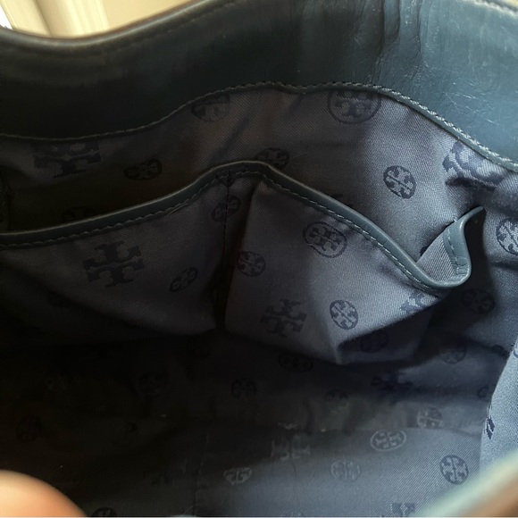 Tory Burch Navy Hobo Bag - Picture 11 of 16